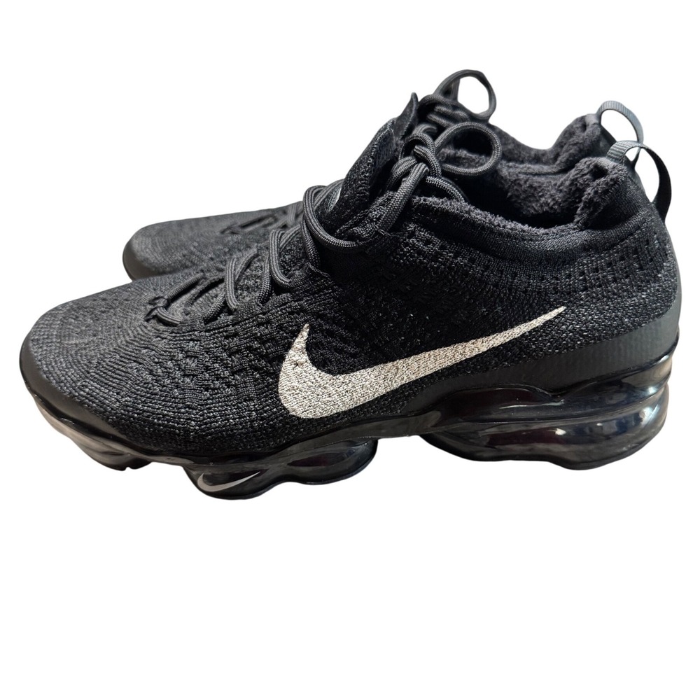 Nike Womens Air VaporMax 2023 Flyknit Size 7 Black Running Shoes DV6840-002 - Picture 4 of 8